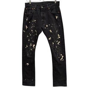 Levi's 511 Paint Splatter Slim Leg Jeans Size 34